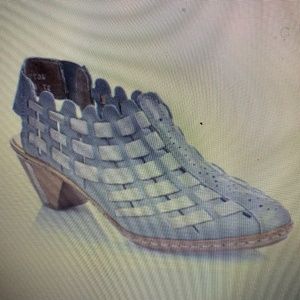 Reiker womens 46778-13 Sina woven sling back